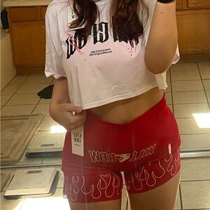 Kill Crew Red Flame Women's Shorts